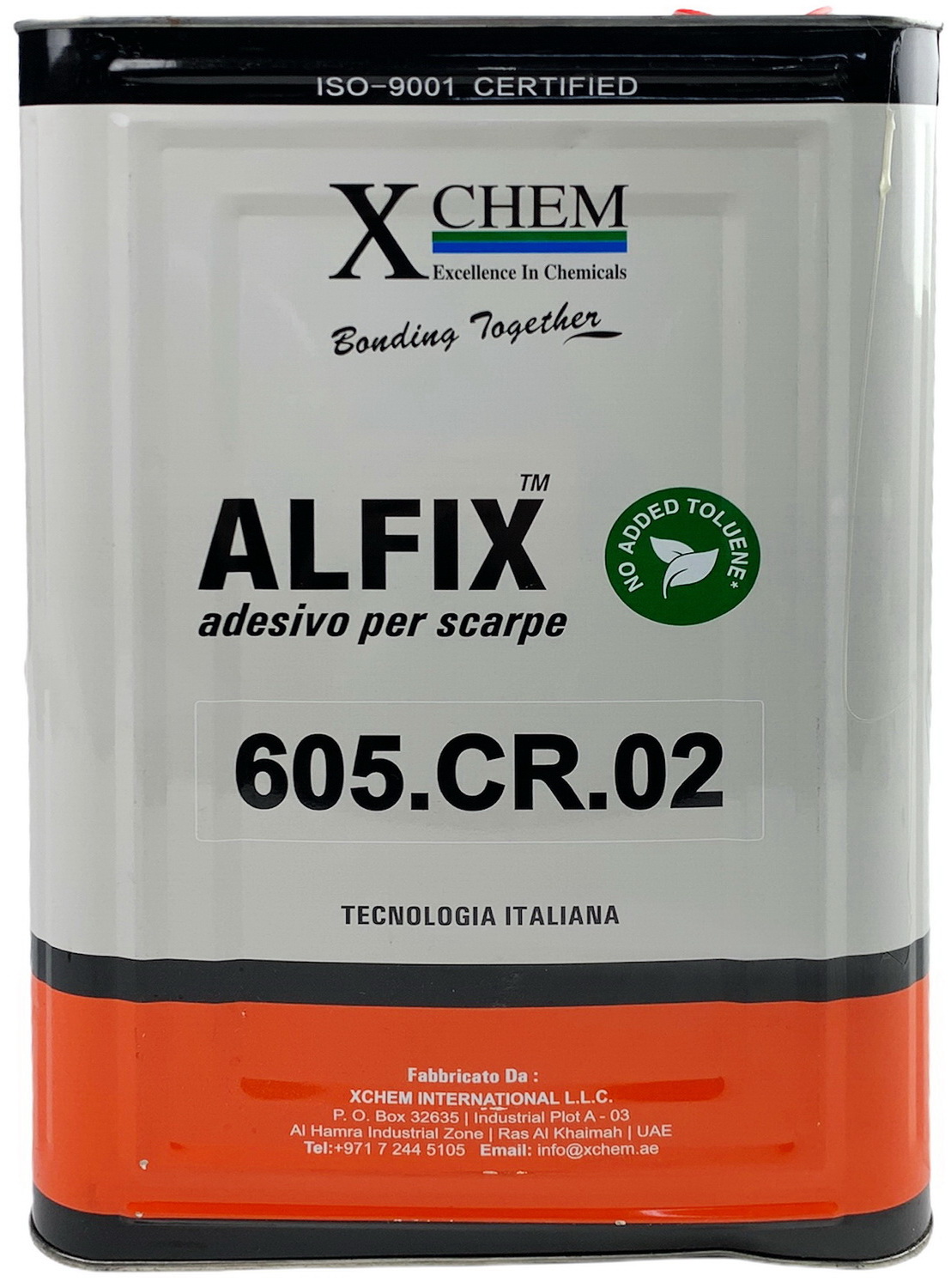 Клей контактный Alfix 605 (полихлоропреновый), для проклейки тканей, ковролина, кожзама, Италия детальная фотка