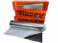 Віброізоляція Vibrex Master Light 1.3mm на фользі 60мкм (рулон 50x400cm 2м²) Україна анонс фото