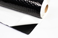 Виброизоляция премиум класса Vibrex Black Label 2mm на фольге 100мкм (рулон 50x400cm 2м²) Украина анонс фото