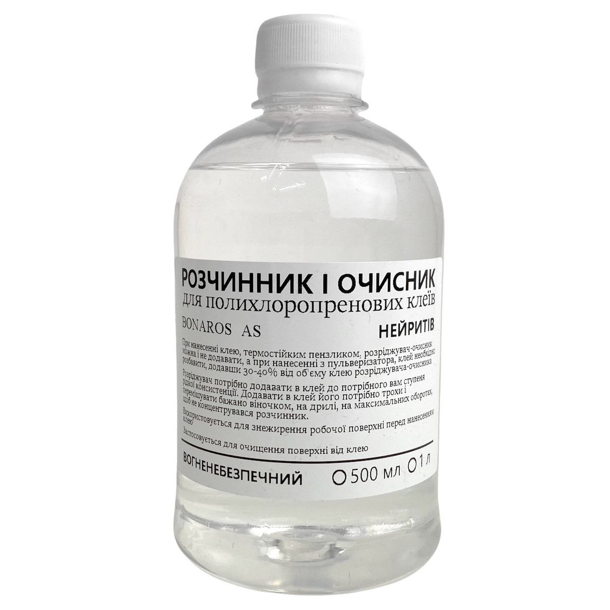 Розчинник та очисник BONAROS AS призначений для розведення поліхлоропренових клеїв анонс фото