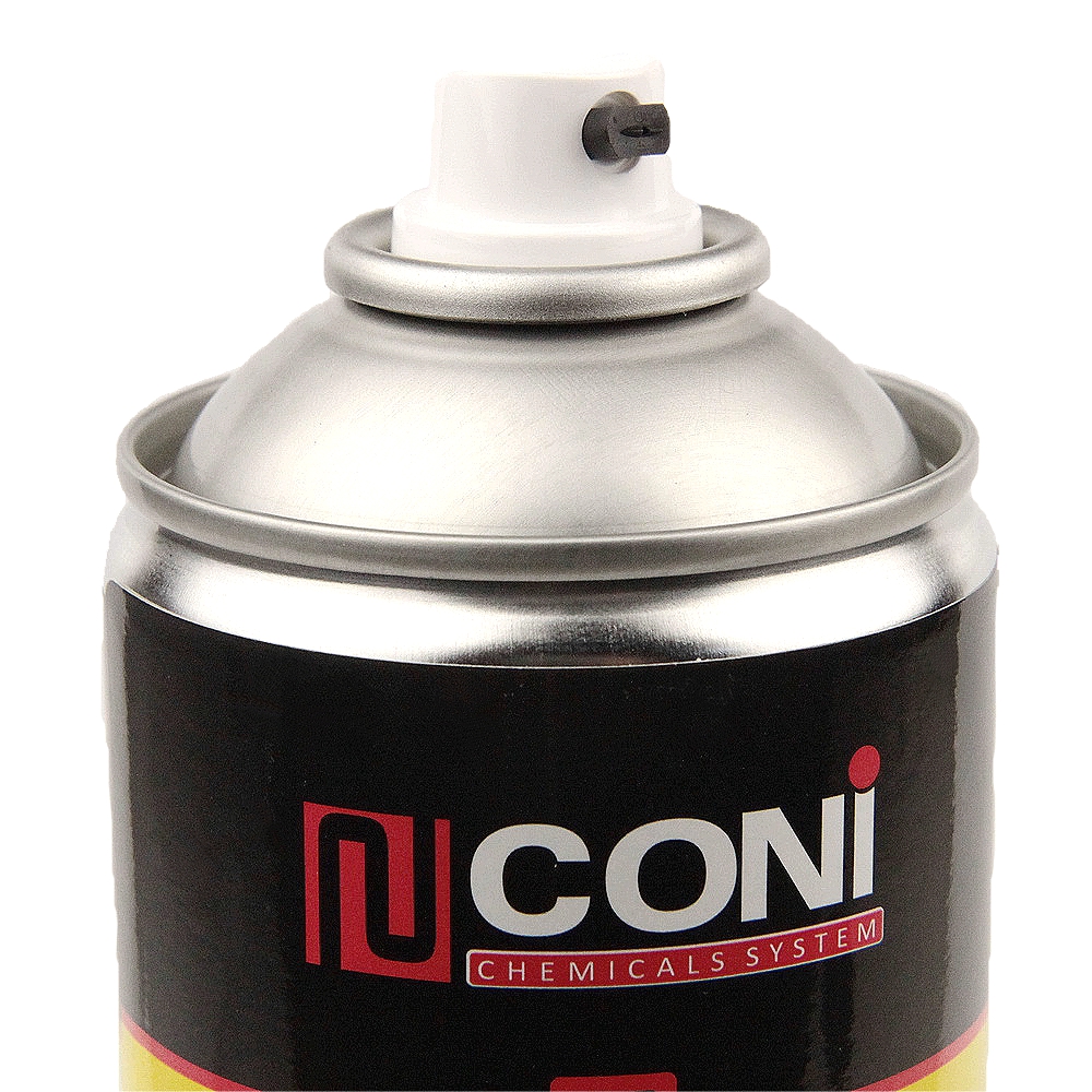 Аэрозольный термостойкий клей CONI KRK 30 (до 125°C) для ткани, карпета, ковролина, кожзама, 500мл Польша детальная фотка