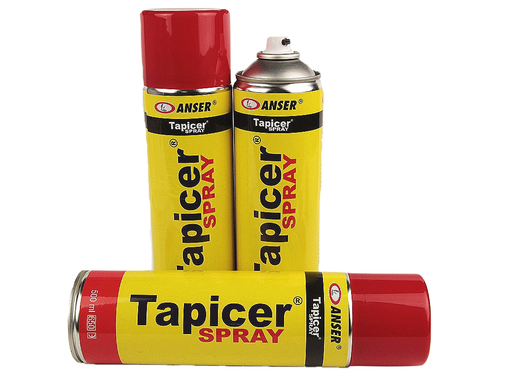 Аэрозольный клей Tapicer sprey для ткани, карпета, ковролина, резины, войлока, 500мл Польша детальная фотка