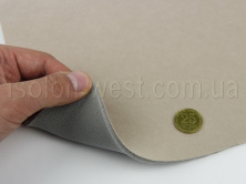 Ткань потолочная авто велюр бежевый Micro 16811, на поролоне 3 мм с сеткой, ширина 1.70м (Турция) анонс фото