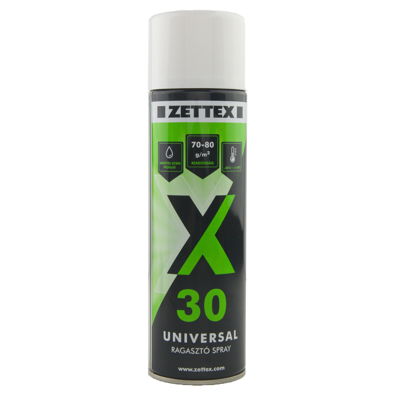 Аэрозольный термостойкий до 110˚C клей ZETTEX X30 UNIVERSAL для резины, пробки, линолеума, дерева,ковролина, кожзама детальная фотка