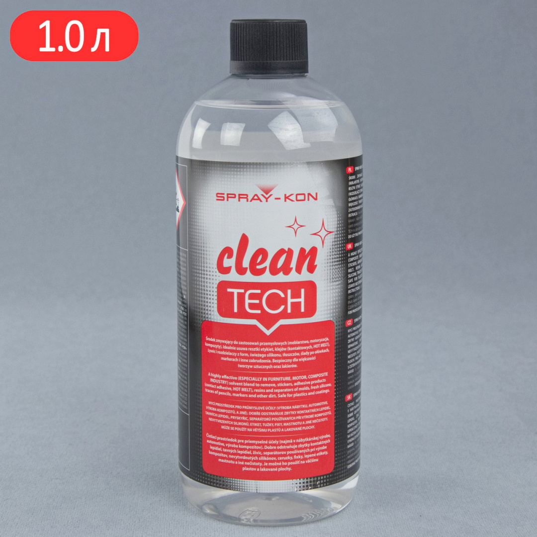 Очищувач SPRAY-KON CLEAN TECH 1л, Польща детальна фотка