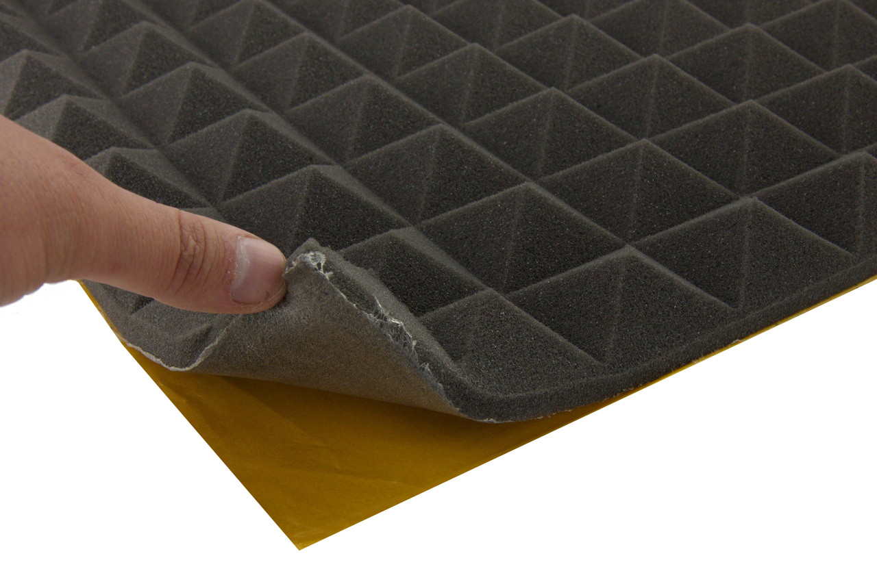 Шумоизоляция ACOUSTICS SoundWave, самоклейка, толщина 30мм, лист 100x50см детальная фотка