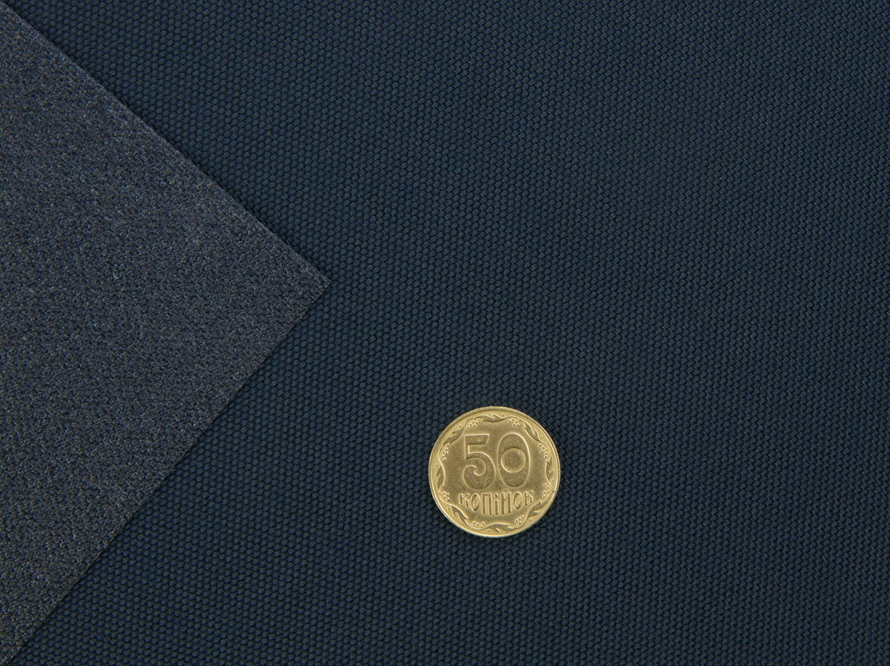 Ткань нейлоновая Cordura Dark Navy 1000D, 1 Quality, ширина 155см детальная фотка