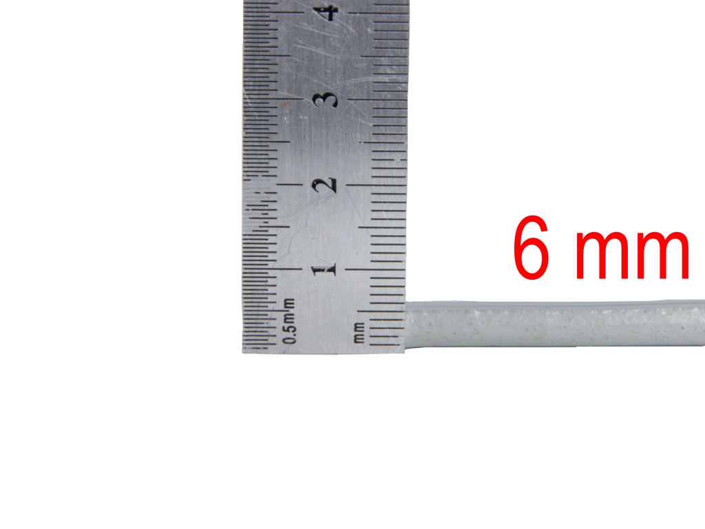 Автомобильный герметик для фар СТК Butyl Cord Grey, герметизирующий бутиловый шнур, диаметр 6мм детальная фотка