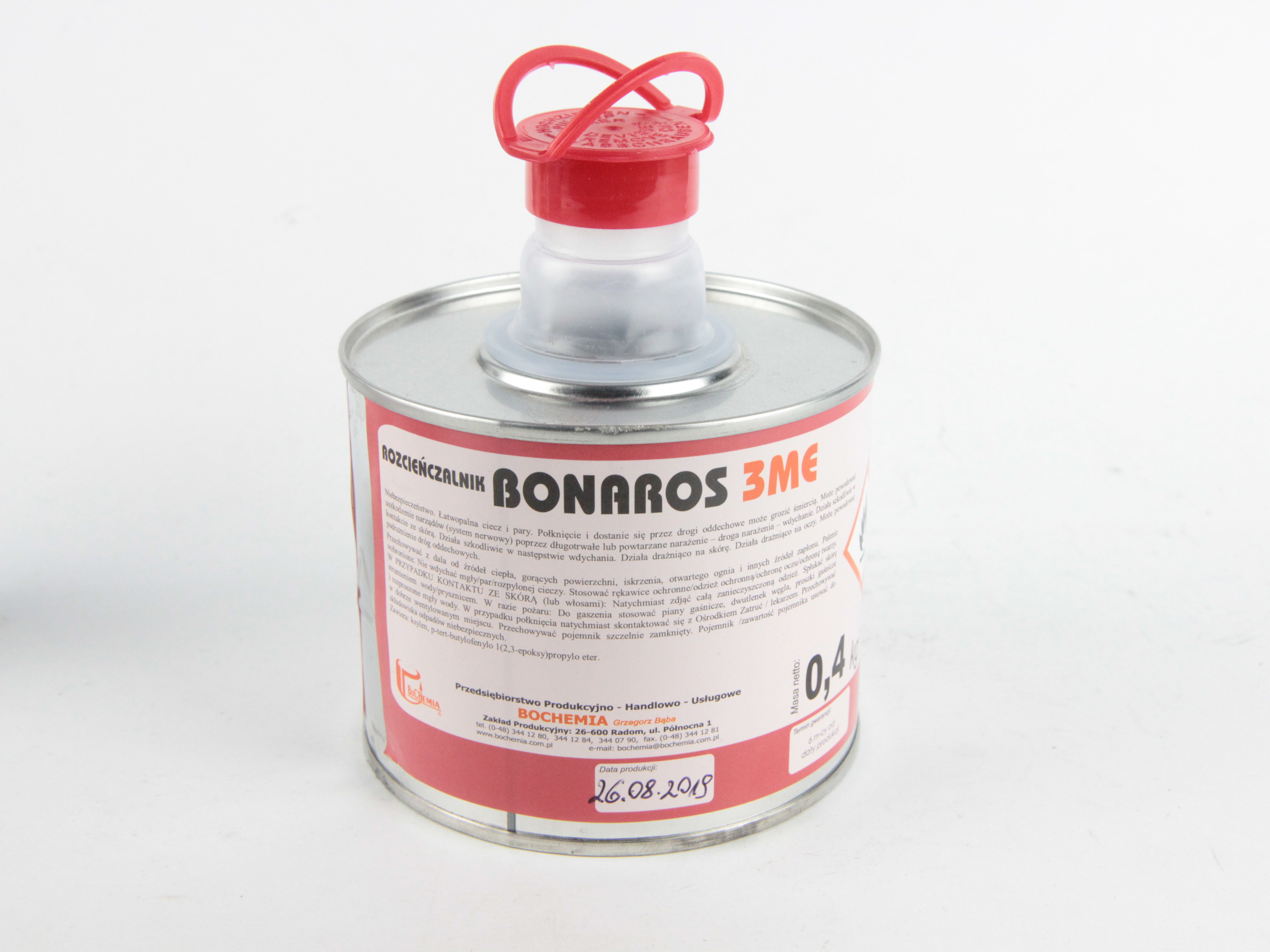 Грунтовка спрей BONAROS 3ME для подготовки поверхностей - пластмасс, полипропилен, стали к поклейки детальная фотка