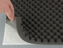 Шумопоглотитель ACOUSTICS SoundWave L35, с латкесной пропиткой, самоклеющийся, толщина 35мм, лист 100x50см анонс фото