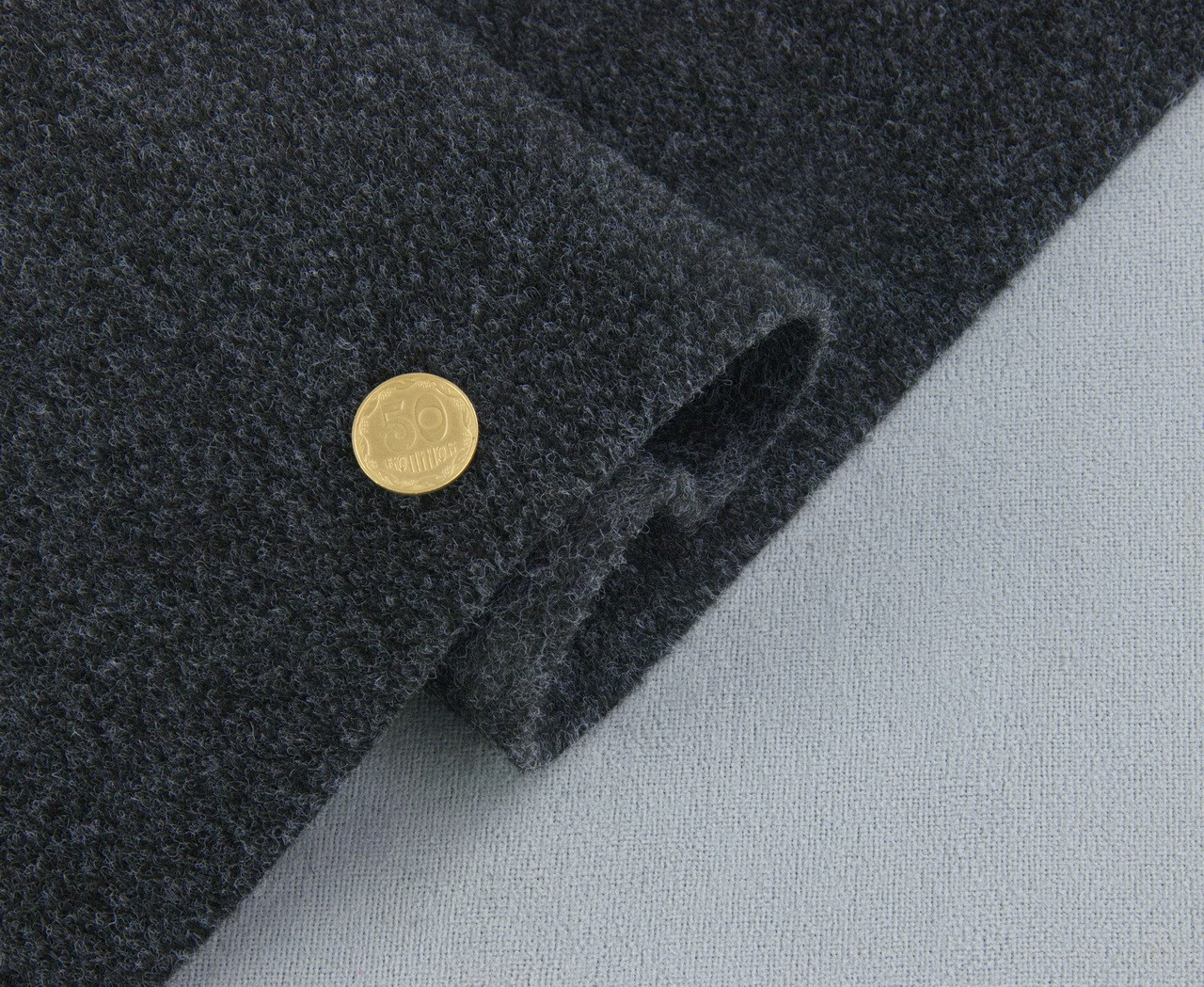 Карпет Dark Grey графит (темно-серый) автомобильный плотность 450г/м2, толщина 5мм, ширина 1,80м детальная фотка