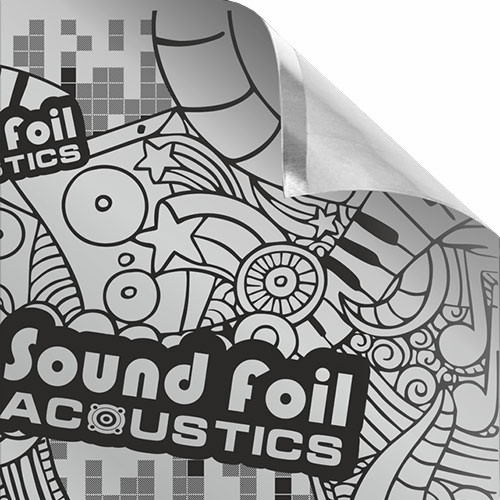 Лист фольги самоклейки SoundFoil, толщина 200мкм, лист 70х50см детальная фотка
