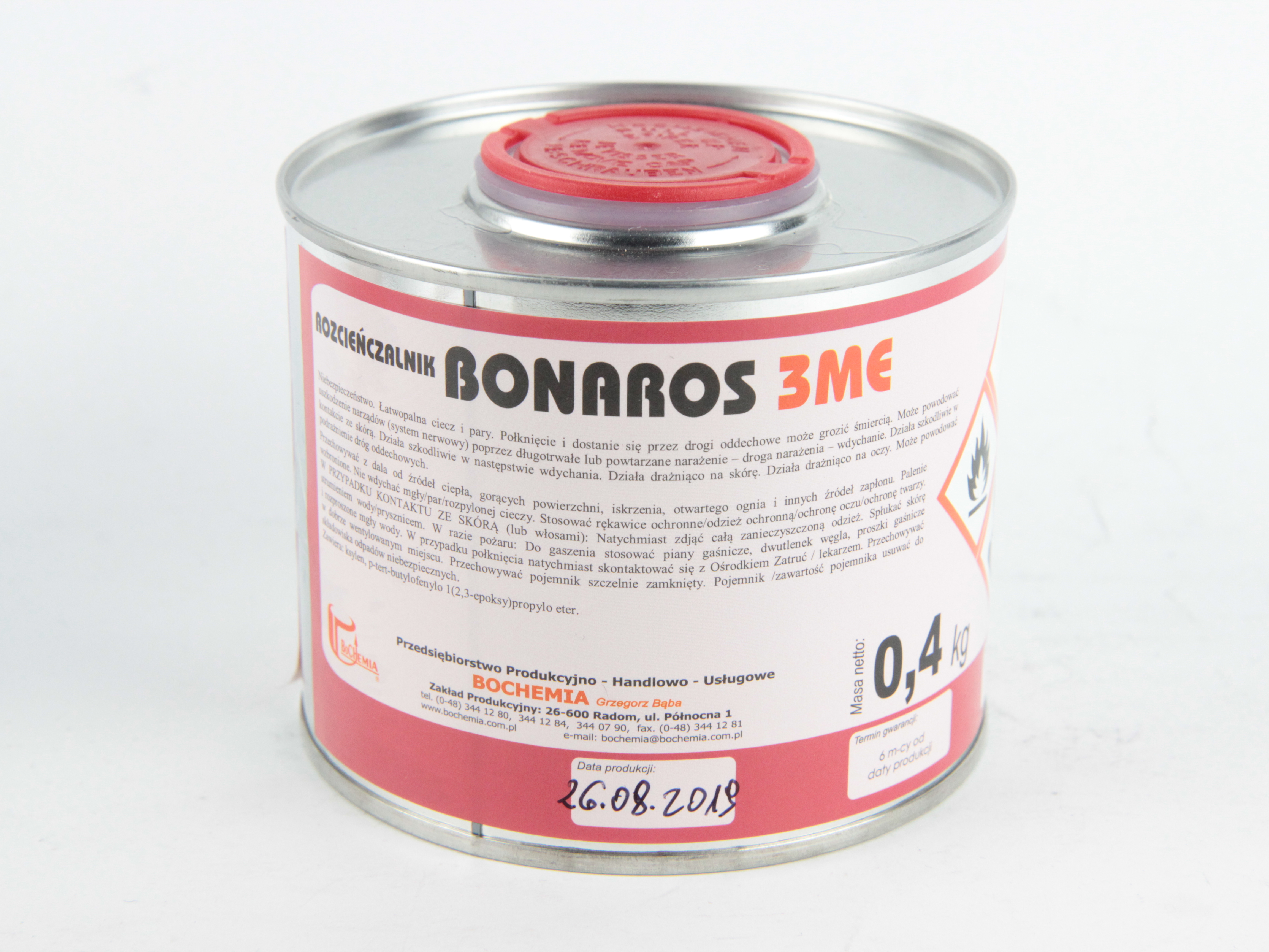 Грунтовка спрей BONAROS 3ME для подготовки поверхностей - пластмасс, полипропилен, стали к поклейки детальная фотка