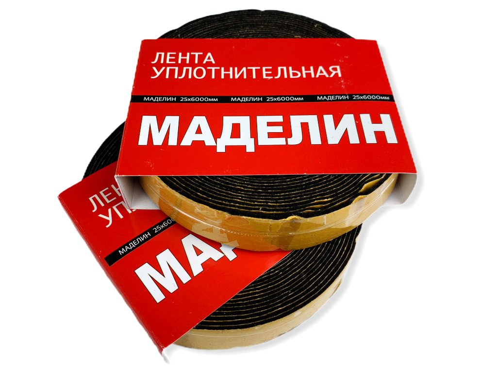 Антискрип Маделин М1 черный, лента 25х6000мм, уплотнительный, прокладочный материал детальная фотка