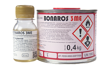 Грунтовка спрей BONAROS 3ME для подготовки поверхностей - пластмасс, полипропилен, стали к поклейки детальная фотка