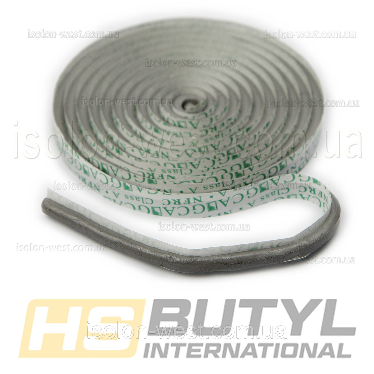 Автомобильный герметик для фар HS butyl (5х6 мм), рулон 2.4 метра детальная фотка