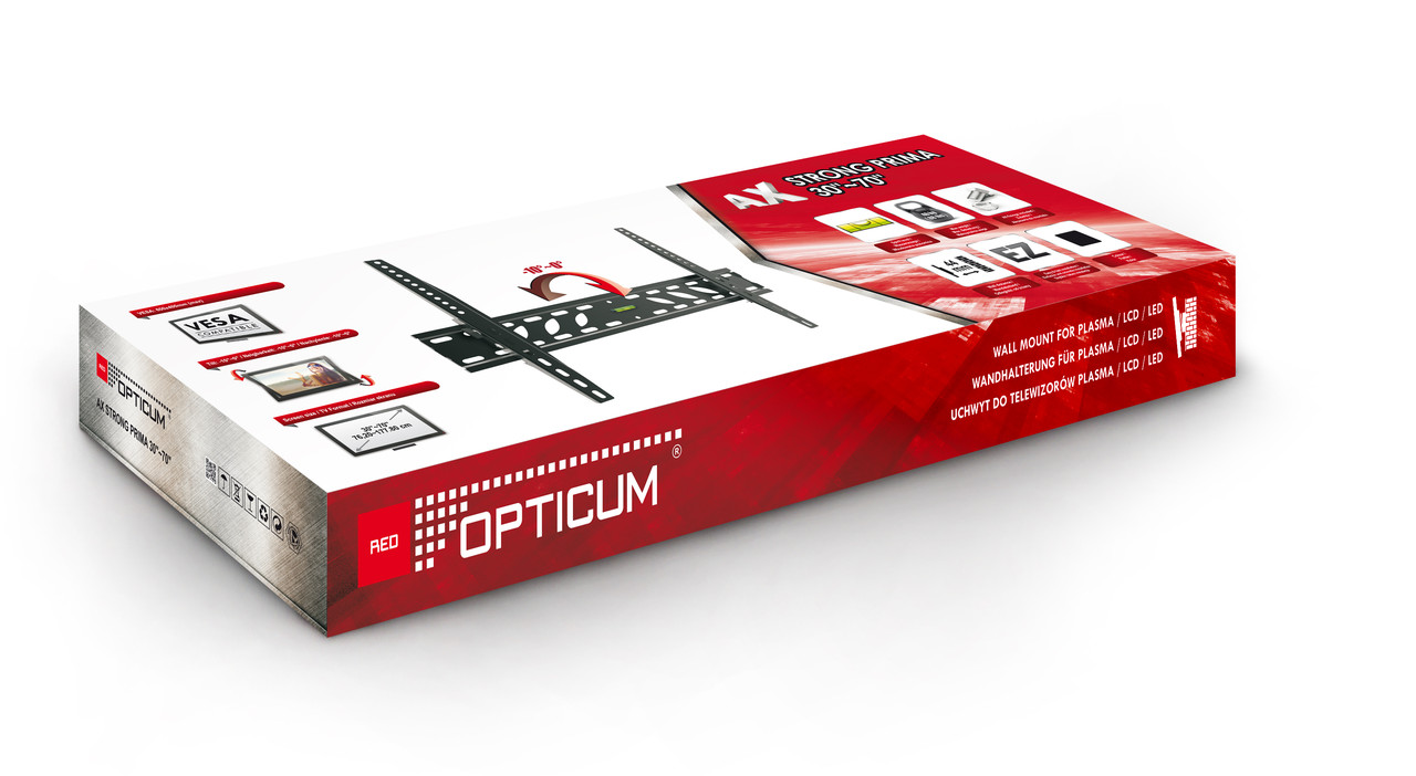 Кронштейн TV OPTICUM AX STRONG PRIMA 30"-70" кріплення для телевізора (LCD, LED) на стіну детальна фотка