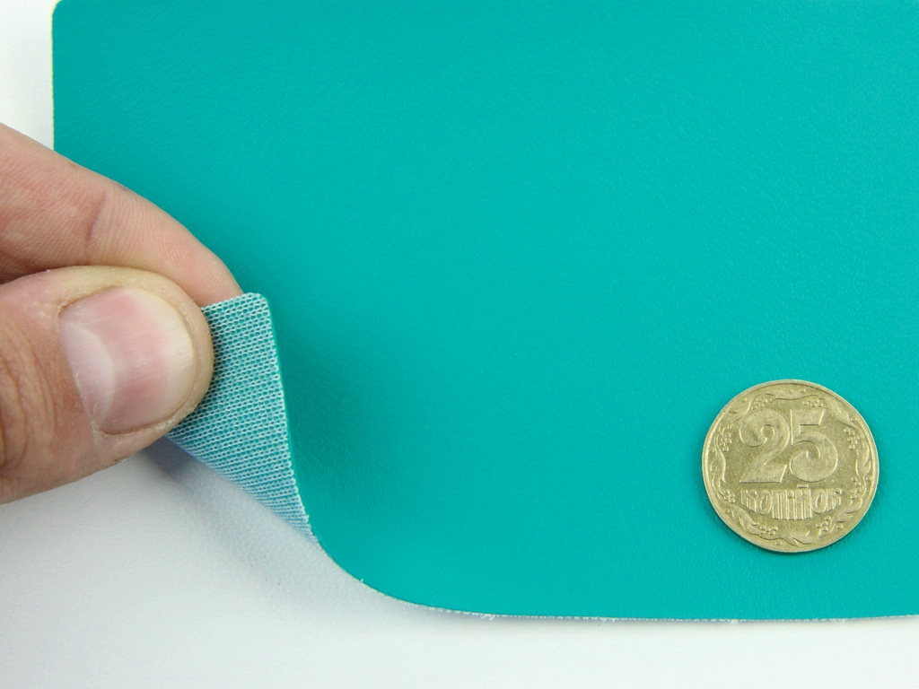 Кожзам Skaden (бирюзово-зеленый 6001) для медицинского назначения ширина 1.45м (Польша) детальная фотка